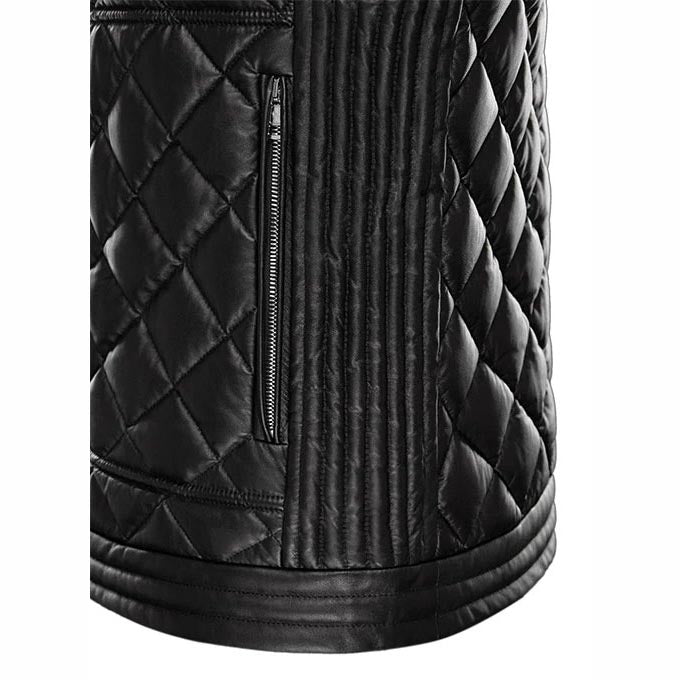 Smart and Stylish Black Leather Vest for Men - AMSEL LEATHERS