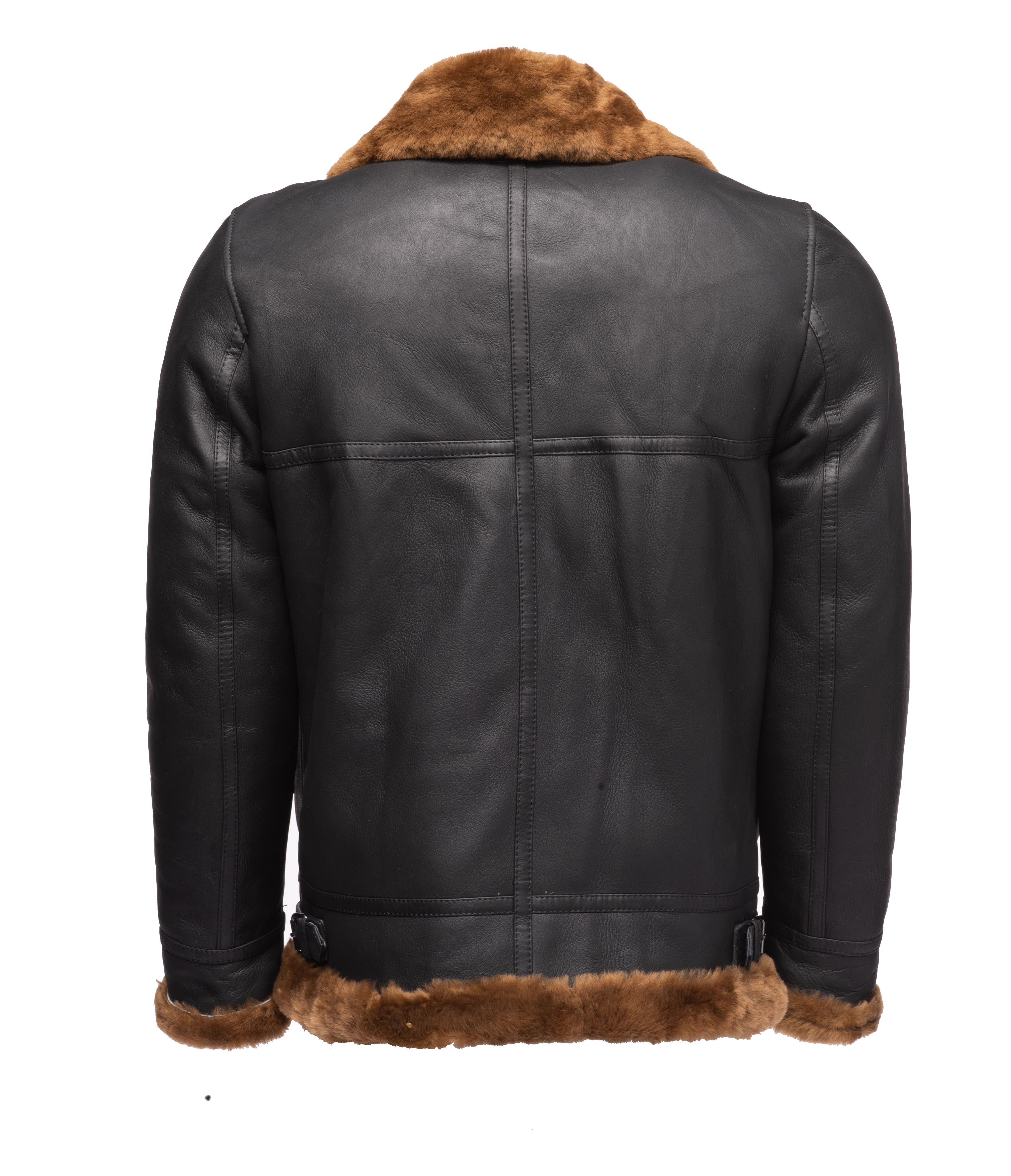 • sheepskin shearling texture close up
