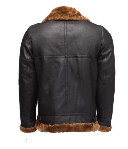 • sheepskin shearling texture close up
