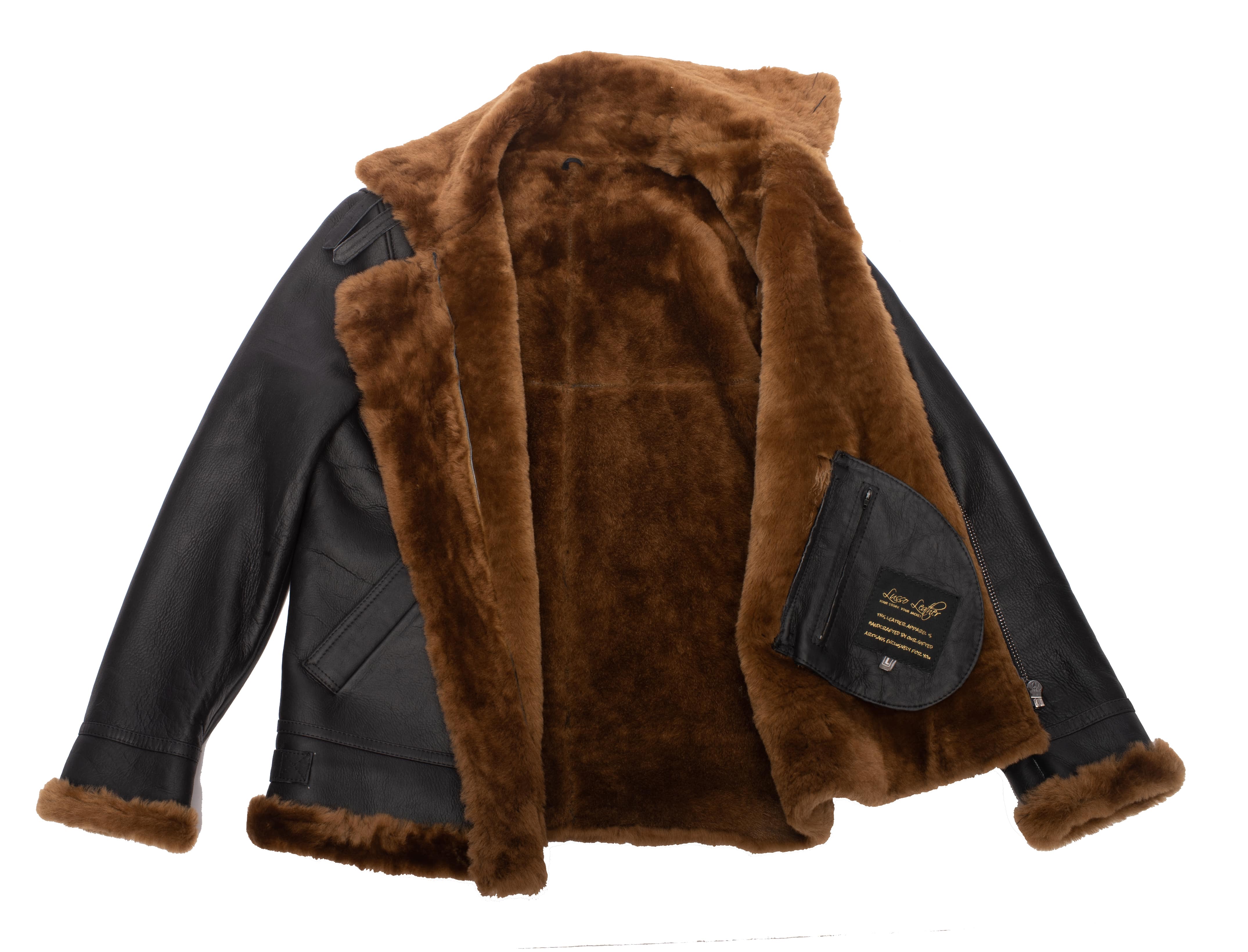 • mens b3 flight jacket side angle
