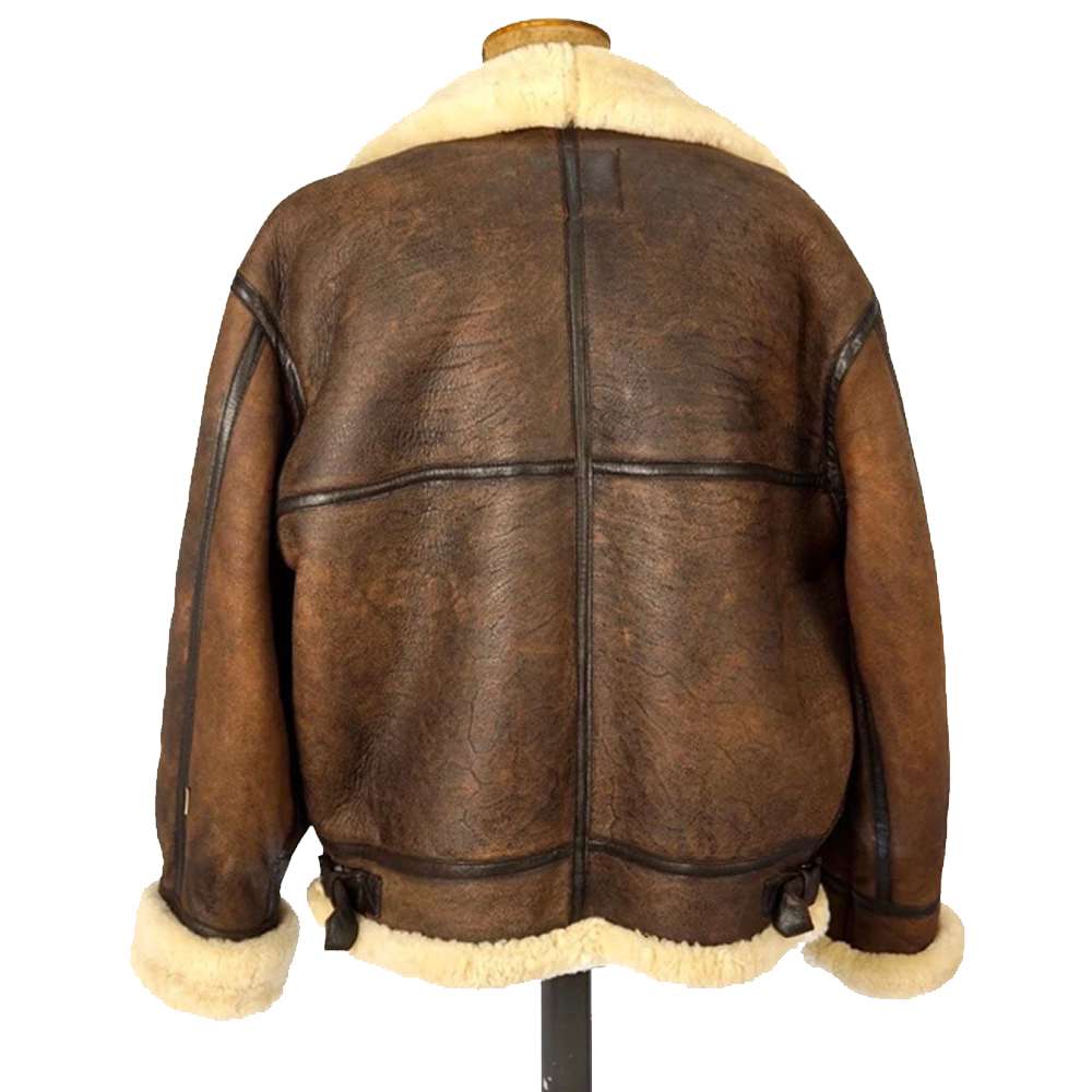 Vintage B3 Bomber Pilot Sheep Leather Jacket Women - AMSEL LEATHERS