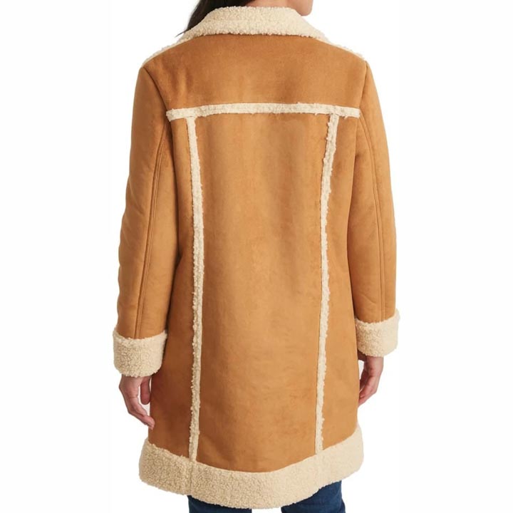 Women Shearling Fur Coat - AMSEL LEATHERS