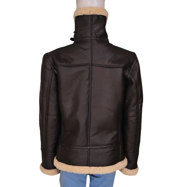 Women B3 Bomber Shearling Aviator Jacket