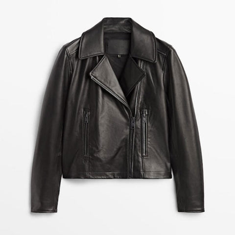 Women Motorcycle Leather  Jacket