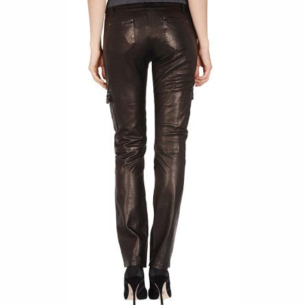 Women's Urbane Haute Leather Pants - AMSEL LEATHERS