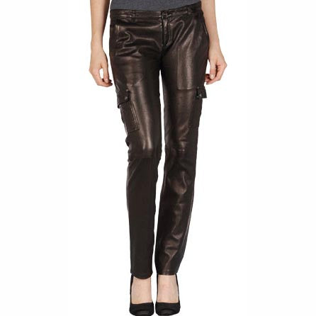 Women's Urbane Haute Leather Pants - AMSEL LEATHERS