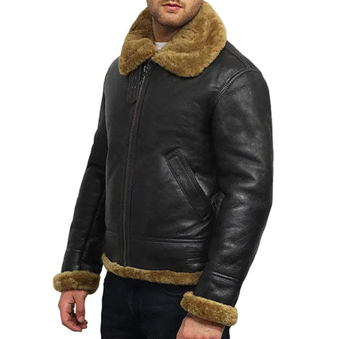 World War 2 leather flight jacket for men
