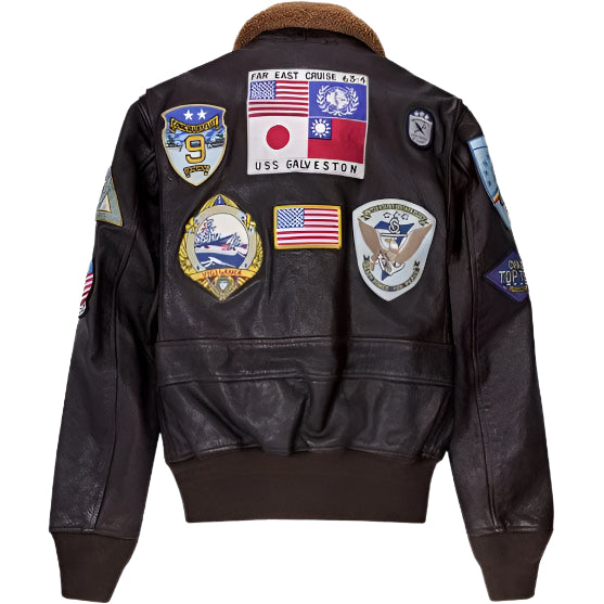 Authentic G-1 Jacket – TOP GUN Movie Inspired Leather Bomber - AMSEL LEATHERS