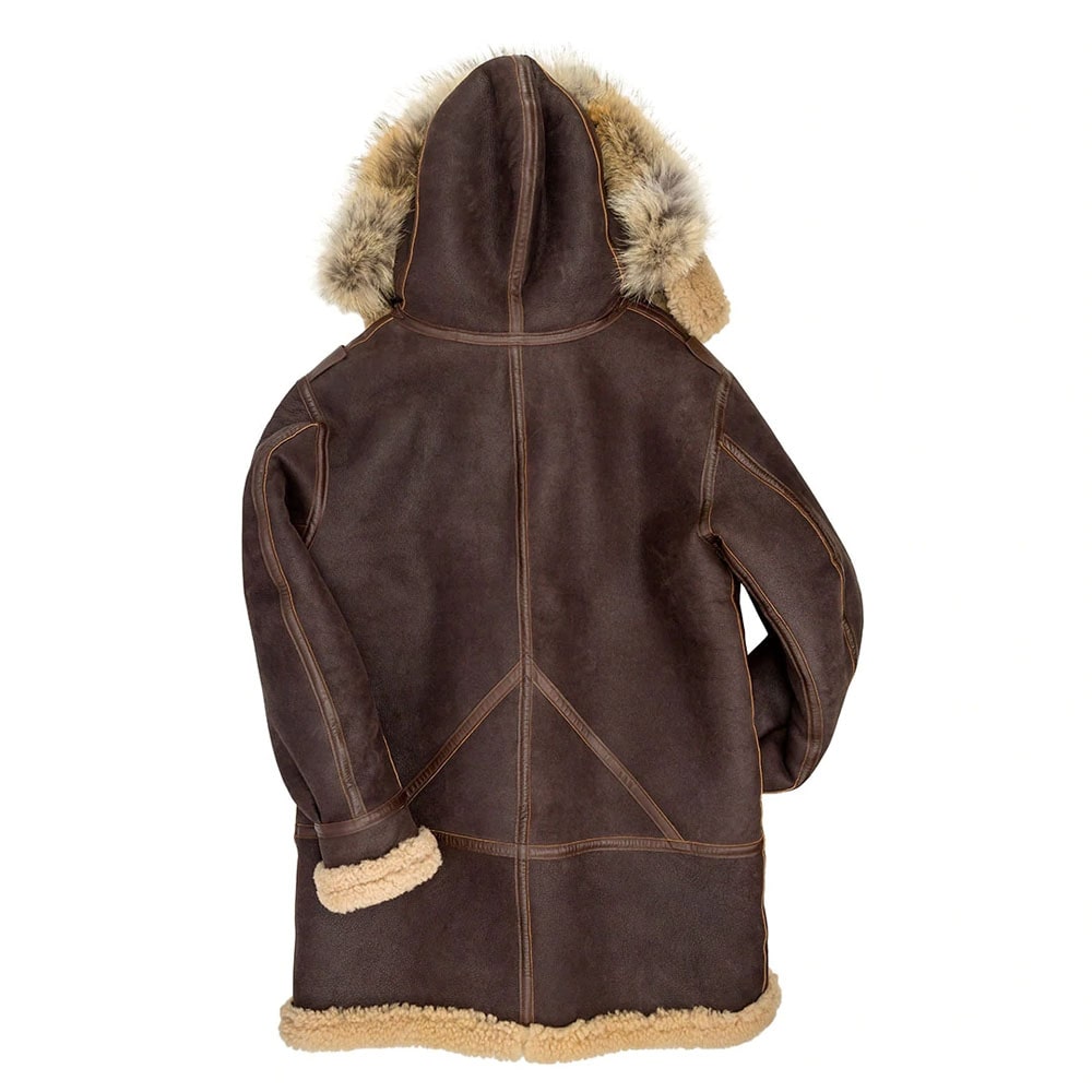 B-7 Aleutian WWII Sheepskin Parka - AMSEL LEATHERS