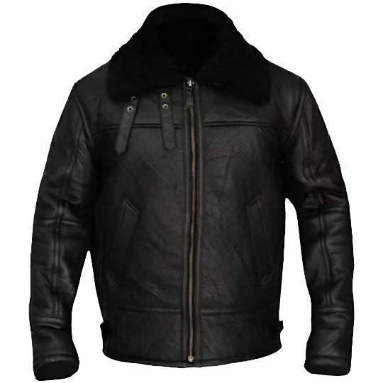 B3 Aviator Bomber Men Leather Jacket - AMSEL LEATHERS