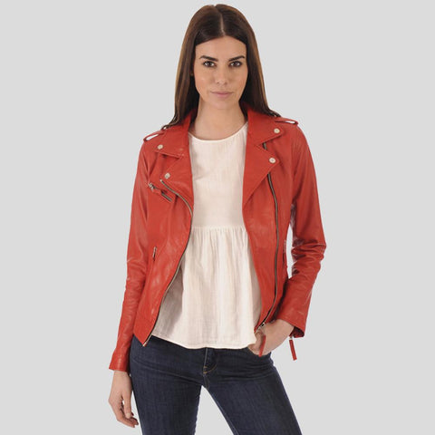 • womens moto jacket side angle
