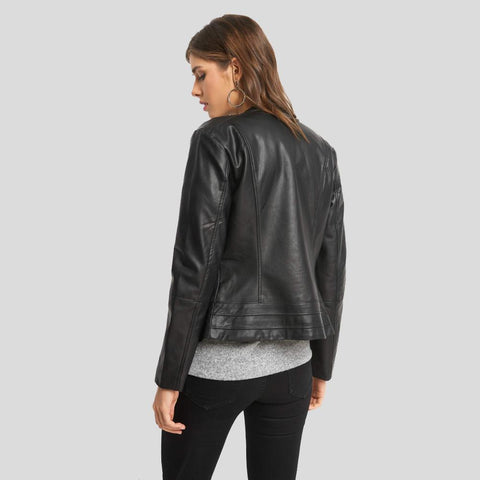 • womens motorcycle jacket side angle
