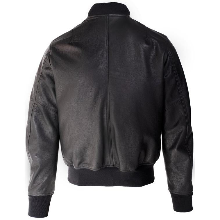 Cowhide Leather Bomber Jacket - AMSEL LEATHERS