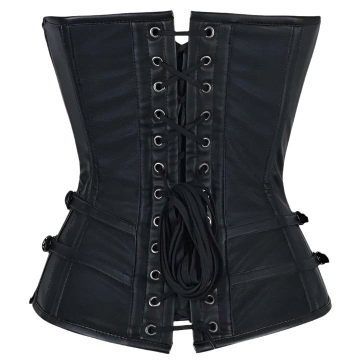 Cerys Sheep Nappa Leather Corset – Chic & Stylish Design - AMSEL LEATHERS