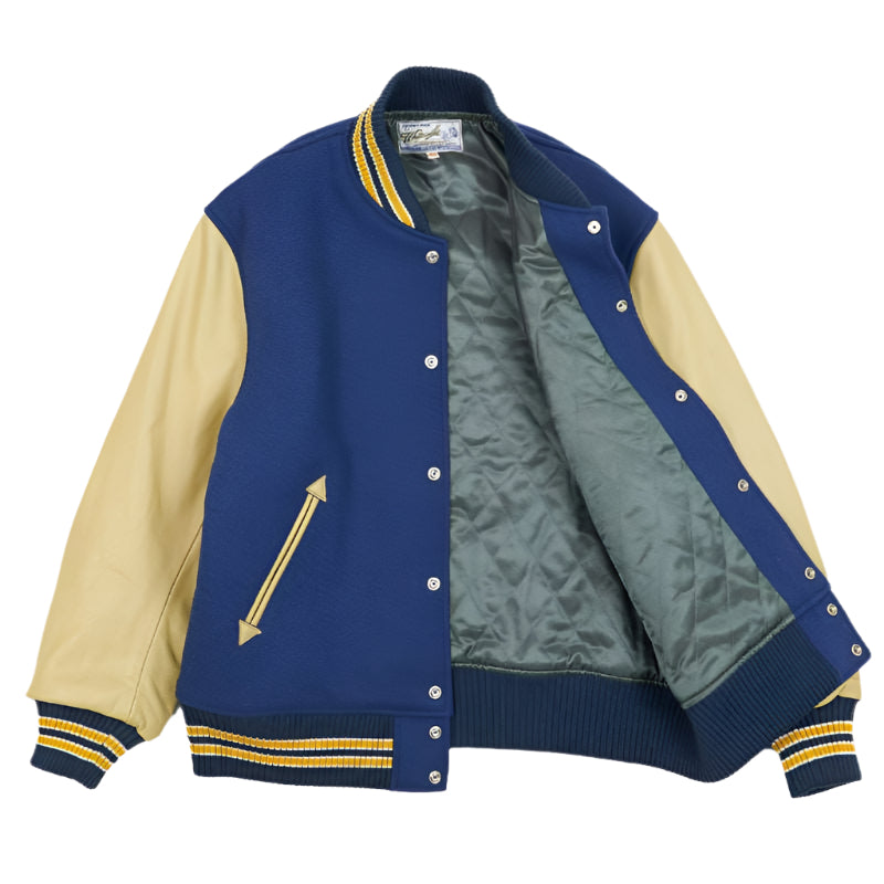 Classic Baseball Varsity Wool Jacket – Timeless & Stylish - AMSEL LEATHERS