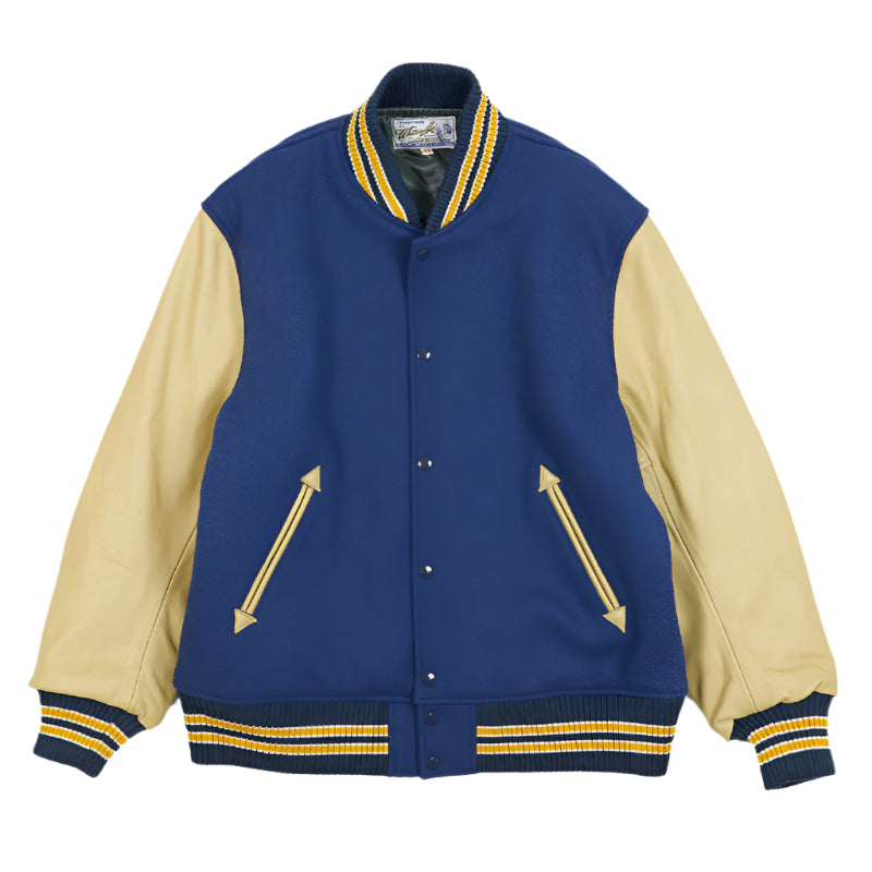 Classic Baseball Varsity Wool Jacket – Timeless & Stylish - AMSEL LEATHERS