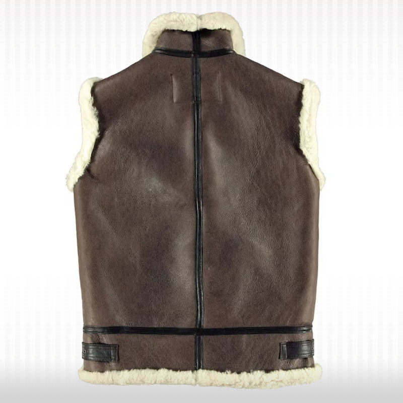 Aviator's Choice B-3 Shearling Vest - AMSEL LEATHERS