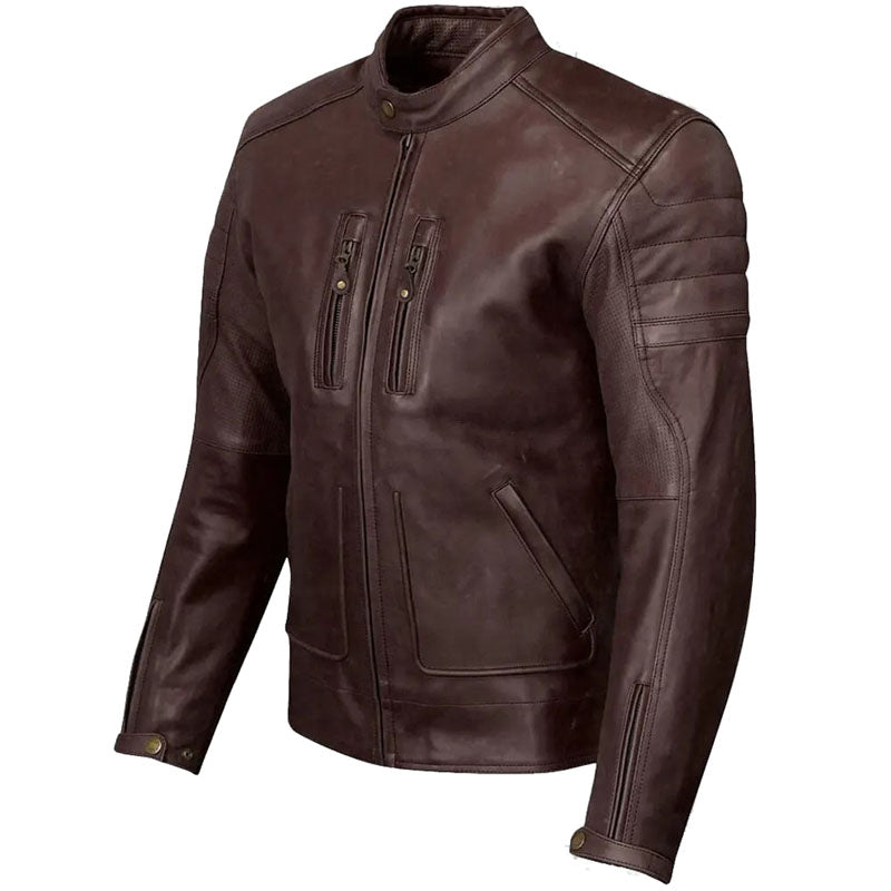 Fashion Merlin Draycott Leather Jacket - AMSEL LEATHERS