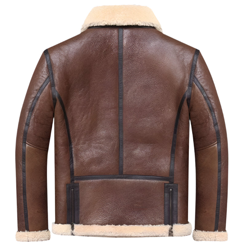 Genuine Sheepskin Russia Military Cold Winter Coat - AMSEL LEATHERS