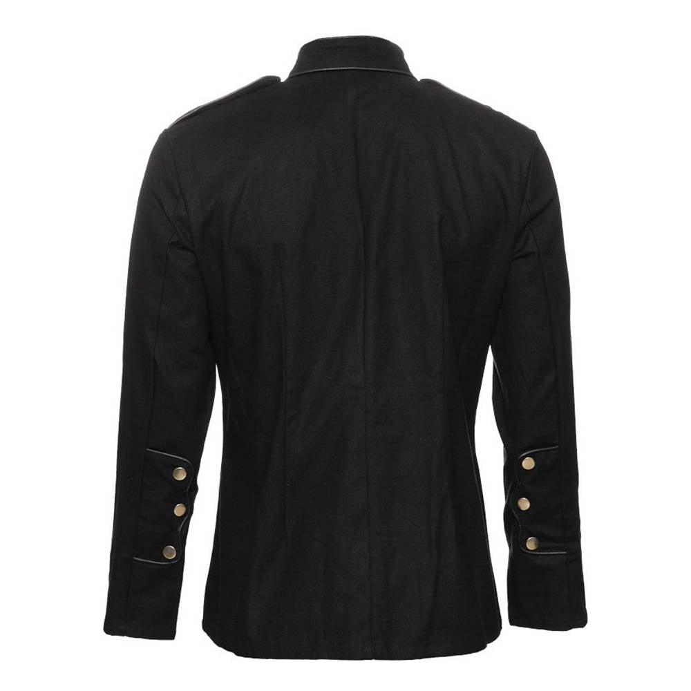 Gothic Officers Jacket - AMSEL LEATHERS