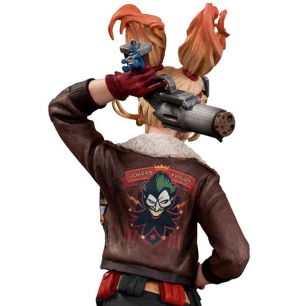 Harley Quinn Bombshell Brown Jacket with Fur Collar - AMSEL LEATHERS