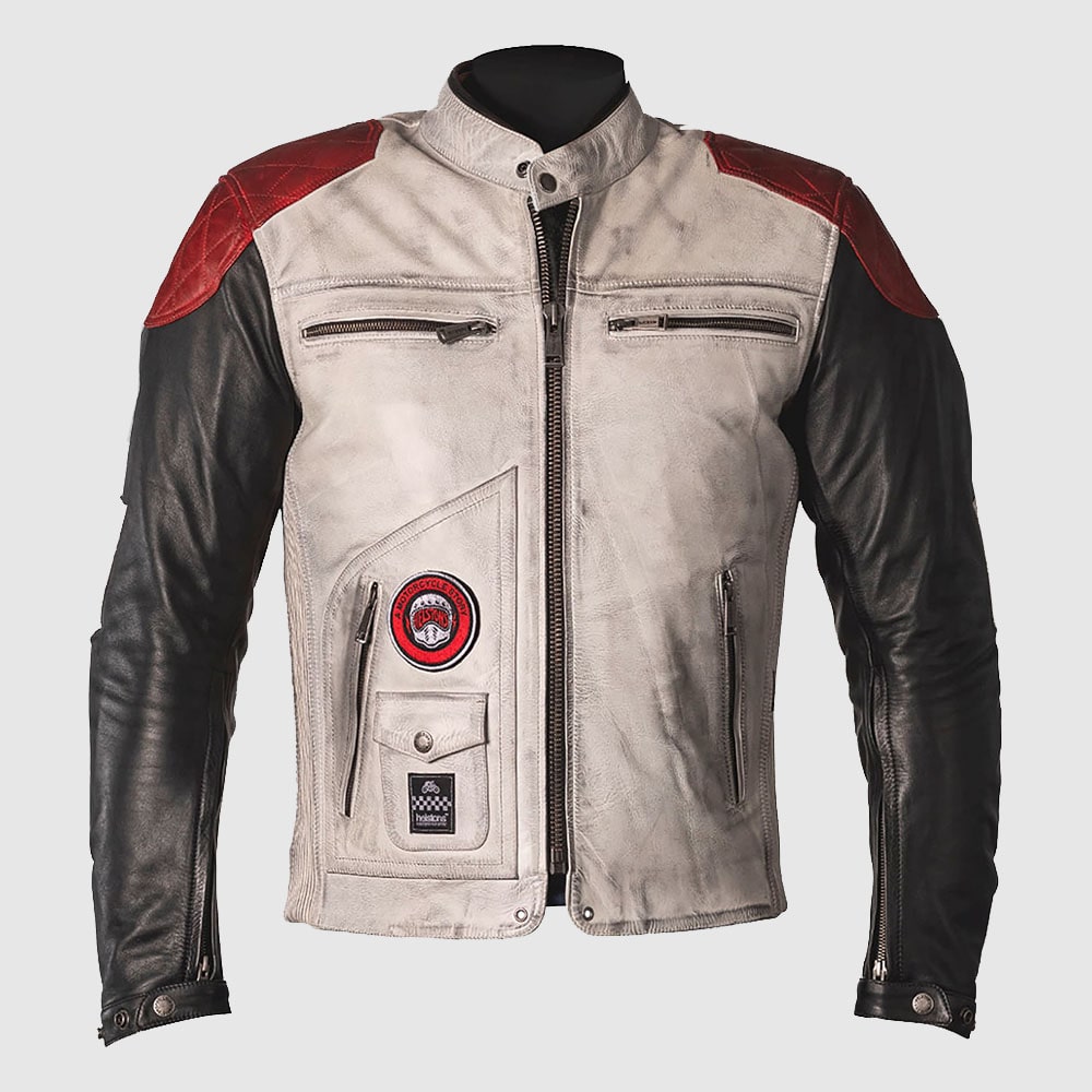 Helstons Tracker Leather Jacket - AMSEL LEATHERS