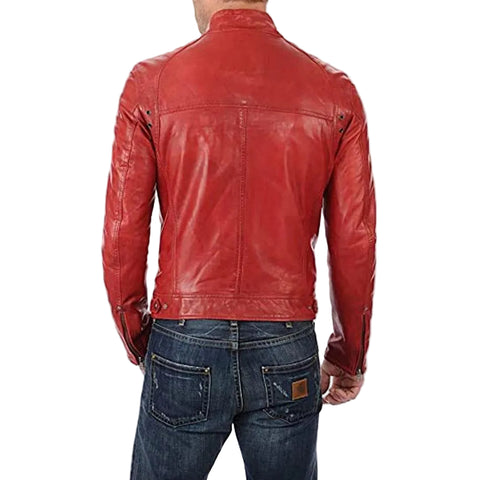 • band collar racer jacket detail close up
