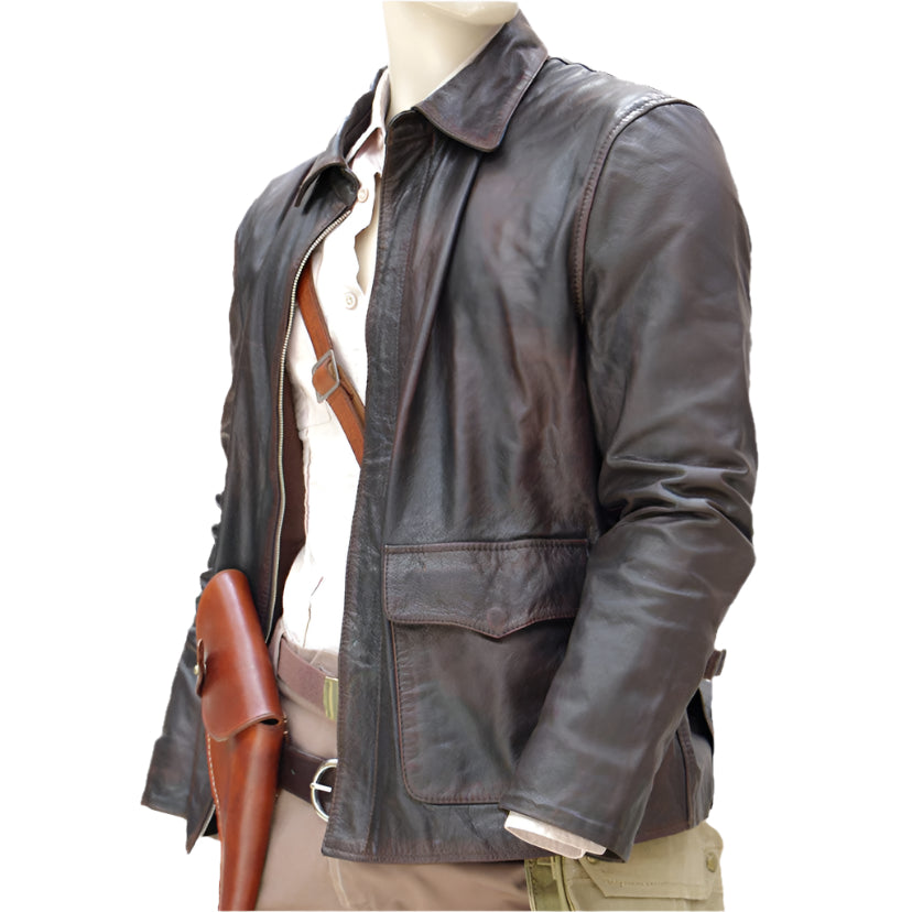 Indiana Jones Adventure Leather Jacket - AMSEL LEATHERS