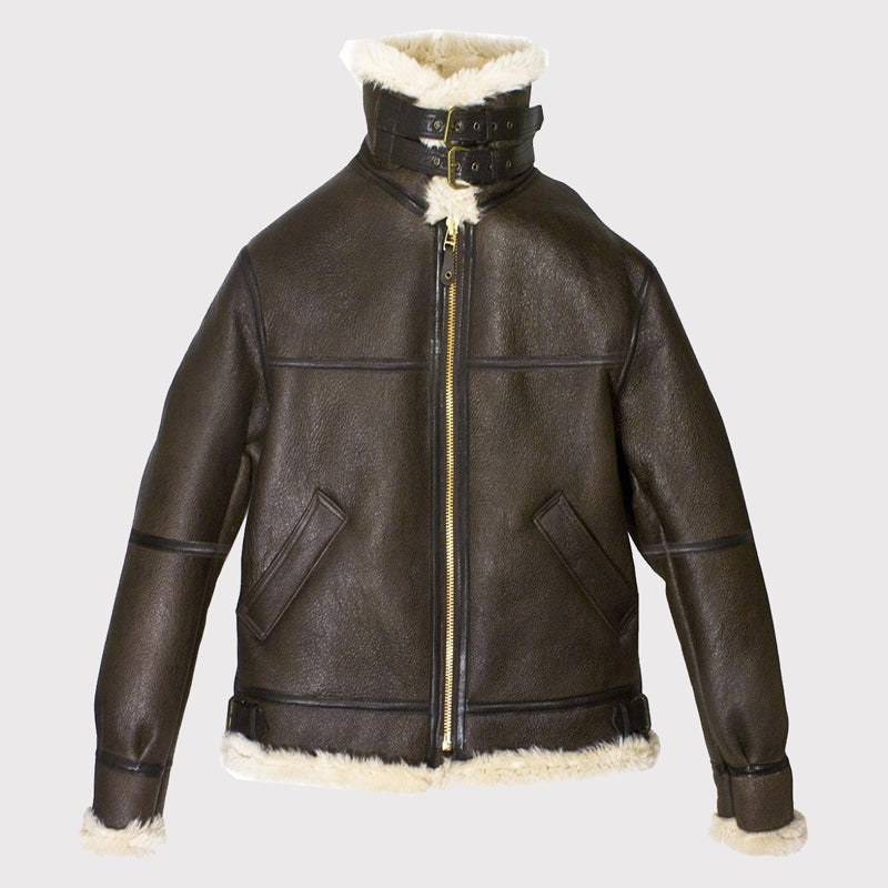 Men's B3 Shearling Bomber Jacket - AMSEL LEATHERS