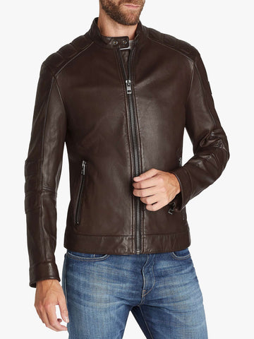 • brown moto jacket side angle
