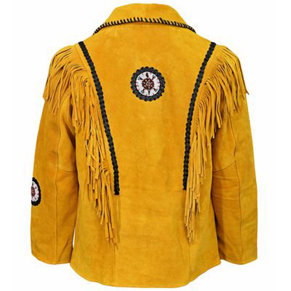 Men's Indian Western Leather Rider Jacket - AMSEL LEATHERS