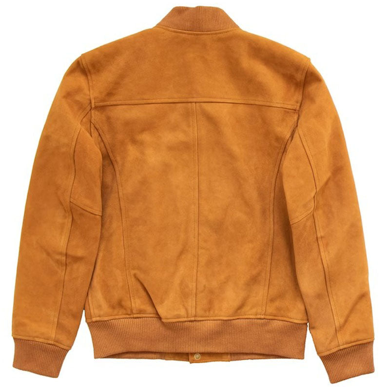 Men's Suede Leather Teddy Jacket - AMSEL LEATHERS