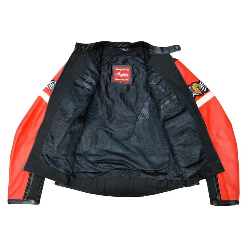 Motorcycle Indian Leather Jacket - AMSEL LEATHERS