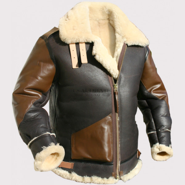 Shearling B3 Flight Jacket - AMSEL LEATHERS