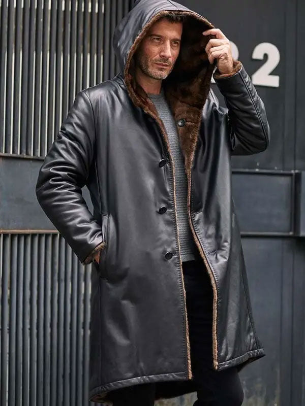• shearling interior texture close up
