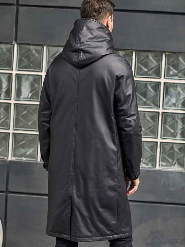 • long winter coat styling view mens
