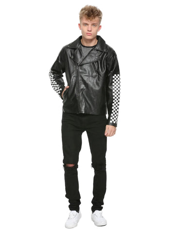 • lightweight biker jacket side angle
