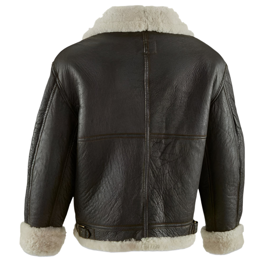 U.S. Military WW2 Sheepskin B3 Flight Jacket - AMSEL LEATHERS