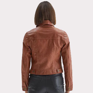 Whiskey Western Women's Leather Jacket - AMSEL LEATHERS